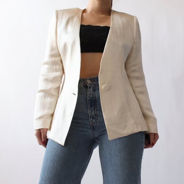 Vintage Krizia Silk/Linen Blazer