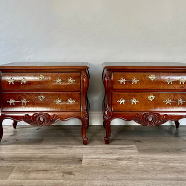 Freshly Restored Vintage Louis XV Style Side Tables 