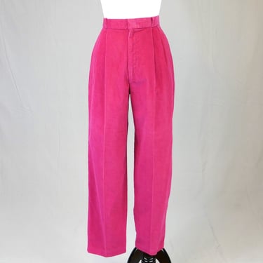 80s Dark Pink Cords - 28.5