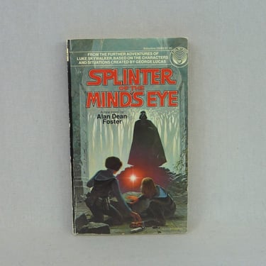 Star Wars - Splinter In The Mind's Eye (1978) by Alan Dean Foster - Vintage Sci-Fi Movie Book 