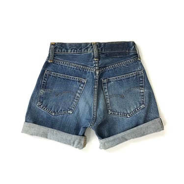 70's Levi's Redline Selvedge Jean Shorts / Size 21 22 XXS 