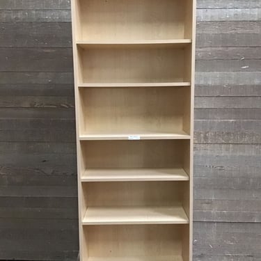 Maple Faced Open Bookcase (Tacoma)