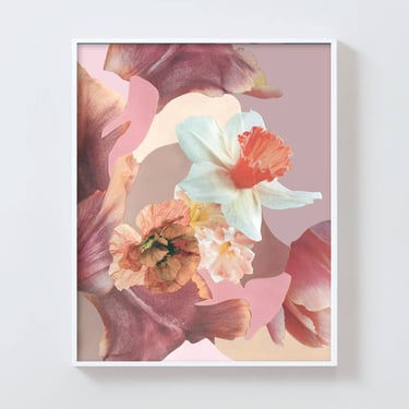 Draw The Line No. 8 - Abstract Floral Art Print