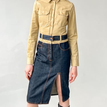 Jean Paul Gaultier Jeans Denim Paneled Dress (S)