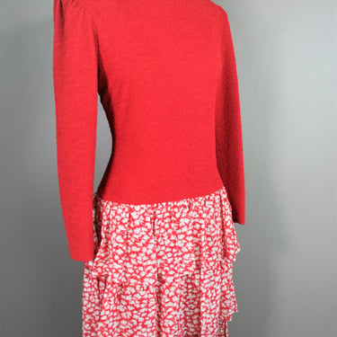 Funny Valentine - Circa 1980s - David Warren for Neiman Marcus - Marked size 12 - Color Blocked 