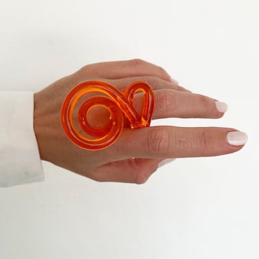 Leo RING, Astrology Ring, Statement Ring, Statement Jewelry, Lucite Ring, Zodiac Ring, Acrylic Ring, Gift Ring 