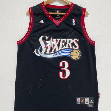 Y2k Allen Iverson Philadelphia 76ers NBA Adidas Jersey Sz. M