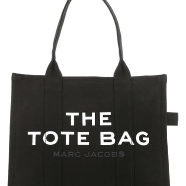 Marc Jacobs Women Black Canvas Shopping Bag