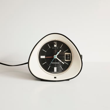 Mid Century Panasonic RC-1091 Alarm Clock Radio - 1969 Space Age Made in Japan 