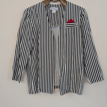 Vintage Black and White Cardigan