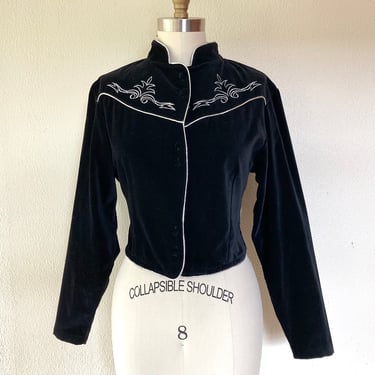 1980’s Cropped Velveteen Wrangler jacket 
