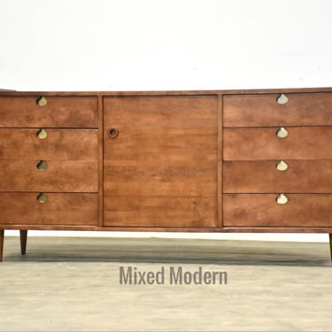 Refinished Edmond Spence Maple Long Dresser 