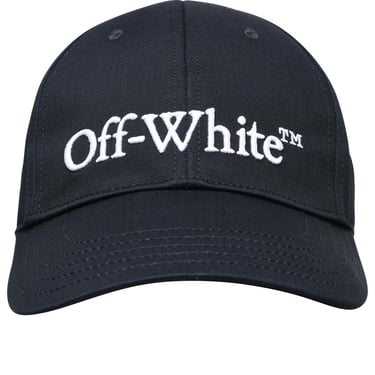 Off-White Black Cotton Hat Woman