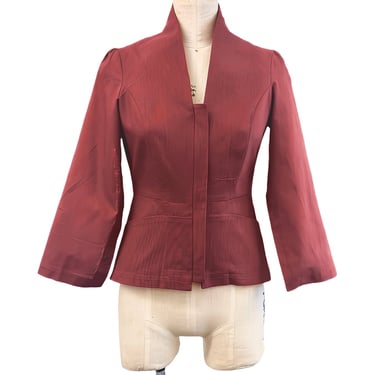 libertine jacket in burgundy 