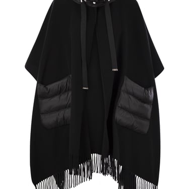 Herno Women Poncho Resort In Warmy E Nylon Ultralight