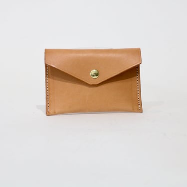 SALE // Simple Wallet // Natural Leather