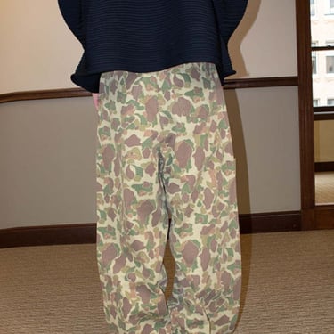 Kapital Camo Herringbone Port Baggy Pants - Hunter Camo on Garmentory