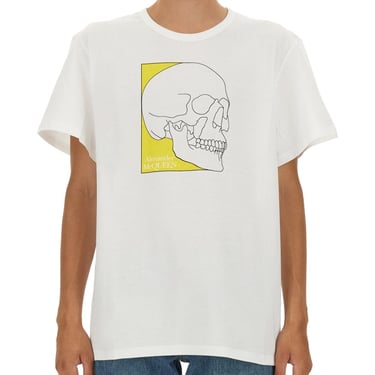 Alexander Mcqueen Men Skull Print T-Shirt