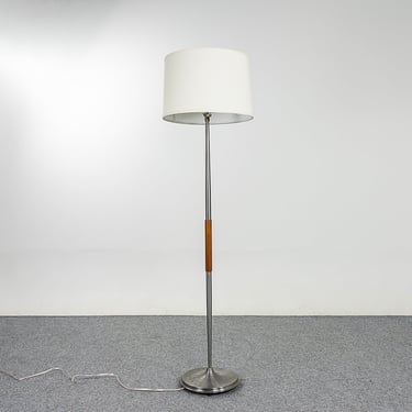 Danish Modern Teak & Metal Floor Lamp - (321-345.10) 