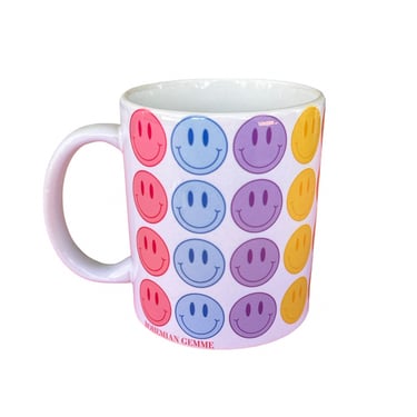 Rainbow Smiley Face Coffee Mug