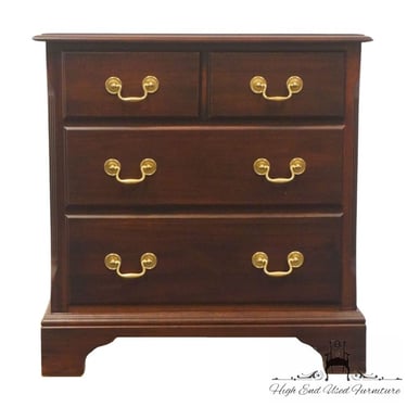 CRESENT FURNITURE Solid Cherry Traditional Style 28" Three Drawer Nightstand 