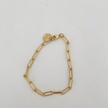 Butter Paperclip Chain Link Bracelet