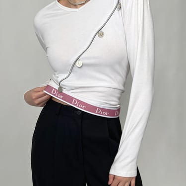 Rare Vintage Christian Dior Monogram Medallion Top