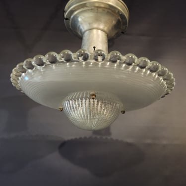 Vintage 3 Chain Semi Flush Light (no wiring) 11.25