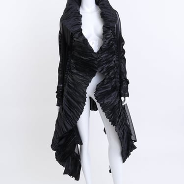 Sheer Accordion Trim Coat