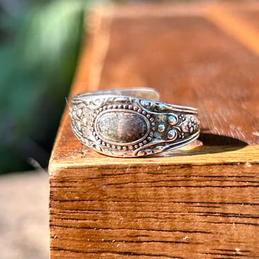 Vintage Sterling Silver Spoon Ring Towle Sterling Size 5.5 1970s Fashion Retro Style 