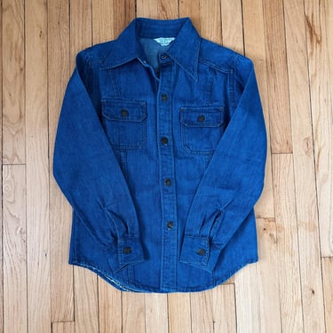 Vintage Deadstock 70s Denim Button Down 