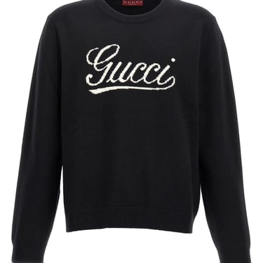 Gucci Men Logo Intarsia Sweater