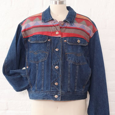 Slouchy Blanket Denim Jacket M