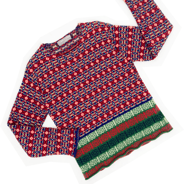 Comme des Garcons Homme 1990s geometric sweater