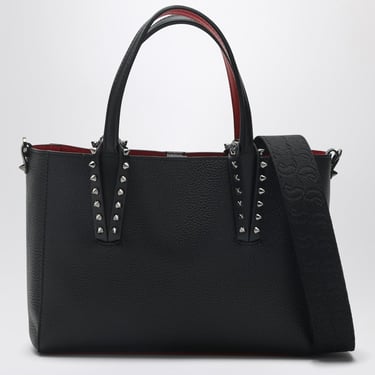 Christian Louboutin Black Leather Cabata Small Tote Bag Women