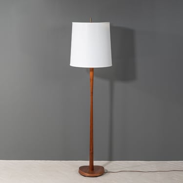 Laurel Walnut Floor Lamp