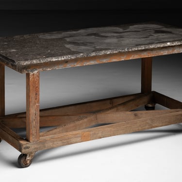 Stone Top Work Table