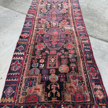 Natural Dyed Anatolian Turkish Runner Rug