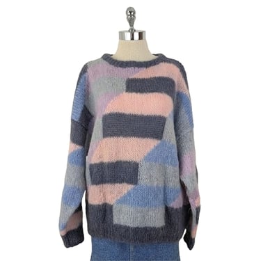 vintage 80's mohair sweater (Size: L)