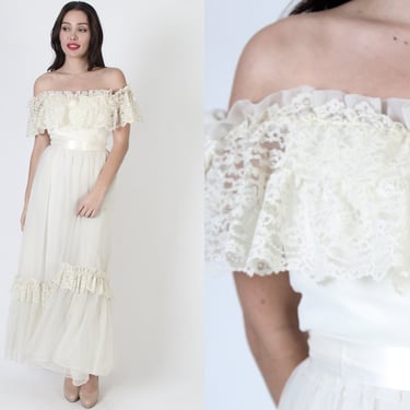 knee length dresses for ladies Adelaide Gown Ivory floral lace bridal gown with v neckline  Mia Bella  Couture