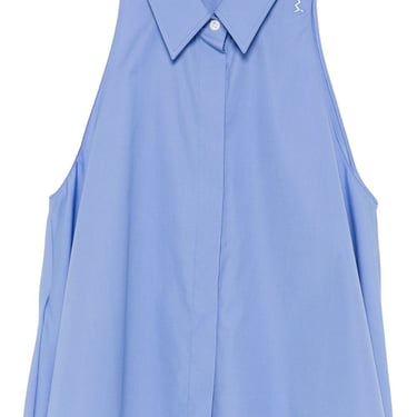 Marni Women Flared Sleeveless Cotton Blouse