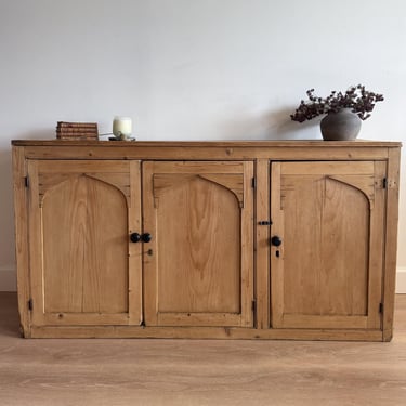 Antique English Pine Sideboard 