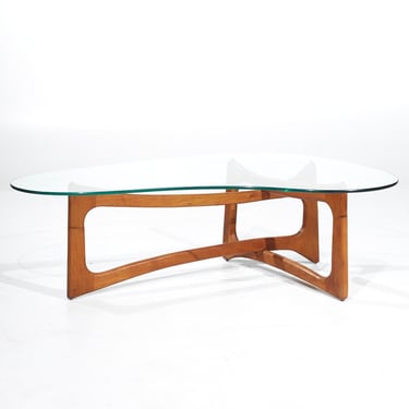 Adrian Pearsall for Craft Associates Mid Century Walnut Coffee Table - mcm 