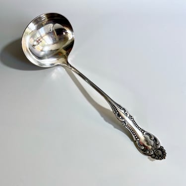 Vintage, Jubilee pattern, Silver Plate, Punch or Soup Ladle with 
