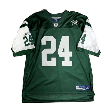 Vintage New York Jets Jersey NFL 24 Revis Reebok On Field