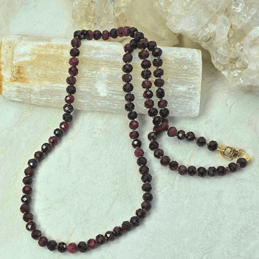 James + Jezebelle | Garnet Necklace