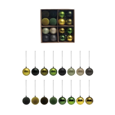CCO Tinsel &amp; Trim Ornament Set