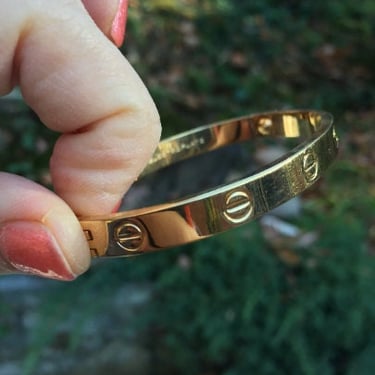 1970s Authentic Vintage Revson Cartier Love Bracelet Inactive 