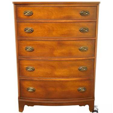 MORGANTON FURNITURE Traditional Bow Front Duncan Phyfe Style 36" Chest of Drawers 7132 