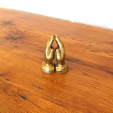 Vintage Praying Hands Salt and Pepper Shakers Japan 